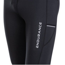 Endurance Laufhose Winter Tight (enganliegend) schwarz Herren